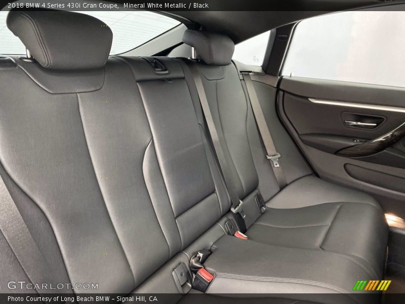 Mineral White Metallic / Black 2018 BMW 4 Series 430i Gran Coupe