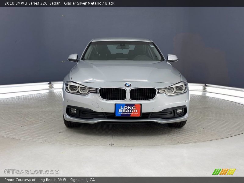 Glacier Silver Metallic / Black 2018 BMW 3 Series 320i Sedan