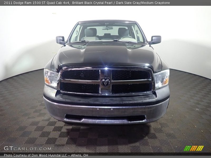 Brilliant Black Crystal Pearl / Dark Slate Gray/Medium Graystone 2011 Dodge Ram 1500 ST Quad Cab 4x4