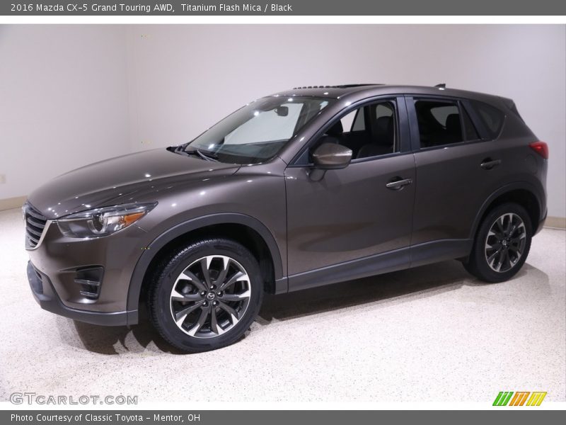 Titanium Flash Mica / Black 2016 Mazda CX-5 Grand Touring AWD