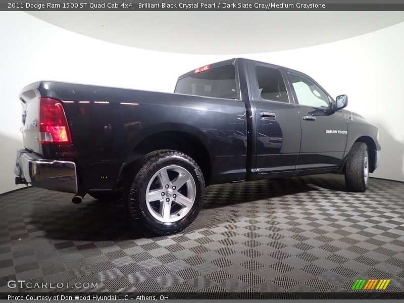 Brilliant Black Crystal Pearl / Dark Slate Gray/Medium Graystone 2011 Dodge Ram 1500 ST Quad Cab 4x4