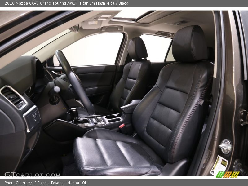 Titanium Flash Mica / Black 2016 Mazda CX-5 Grand Touring AWD