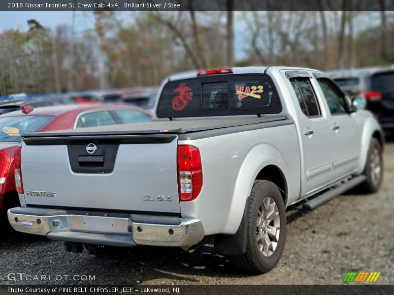 Brilliant Silver / Steel 2016 Nissan Frontier SL Crew Cab 4x4