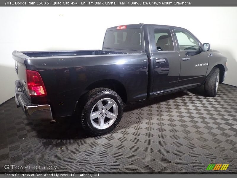 Brilliant Black Crystal Pearl / Dark Slate Gray/Medium Graystone 2011 Dodge Ram 1500 ST Quad Cab 4x4