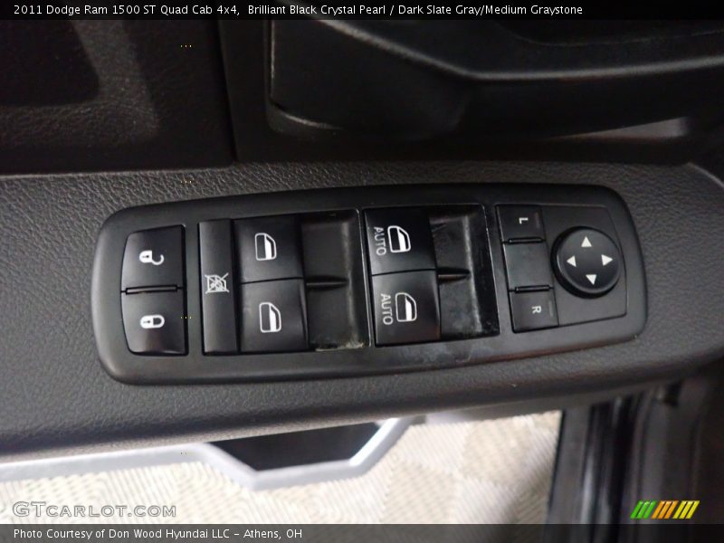 Brilliant Black Crystal Pearl / Dark Slate Gray/Medium Graystone 2011 Dodge Ram 1500 ST Quad Cab 4x4