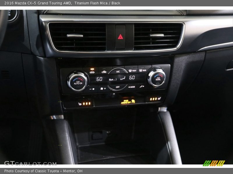 Titanium Flash Mica / Black 2016 Mazda CX-5 Grand Touring AWD