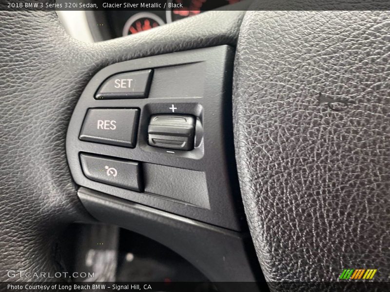 Glacier Silver Metallic / Black 2018 BMW 3 Series 320i Sedan