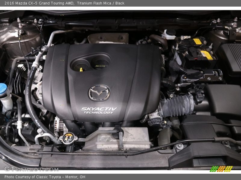Titanium Flash Mica / Black 2016 Mazda CX-5 Grand Touring AWD