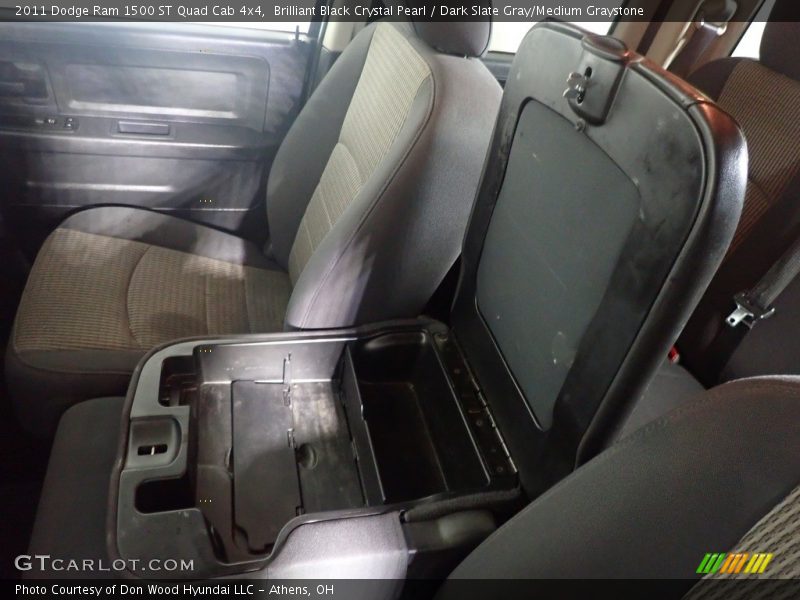 Brilliant Black Crystal Pearl / Dark Slate Gray/Medium Graystone 2011 Dodge Ram 1500 ST Quad Cab 4x4
