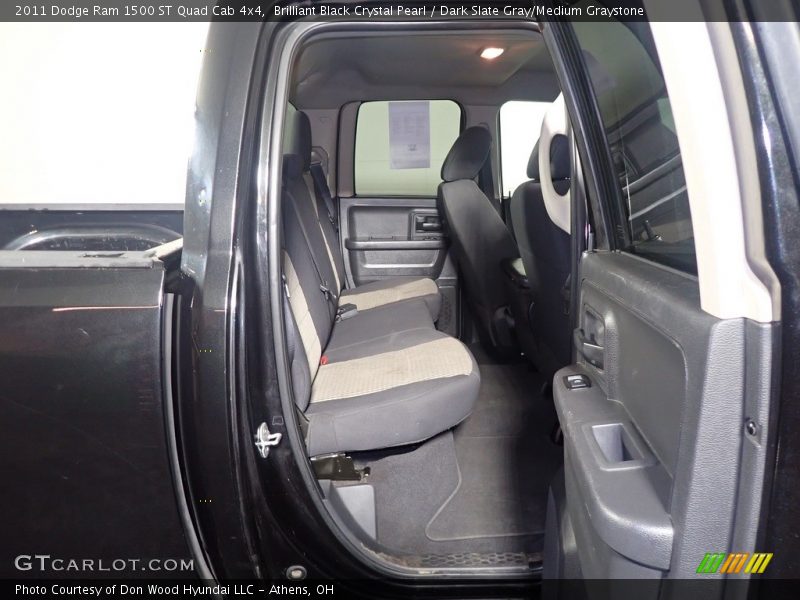 Brilliant Black Crystal Pearl / Dark Slate Gray/Medium Graystone 2011 Dodge Ram 1500 ST Quad Cab 4x4