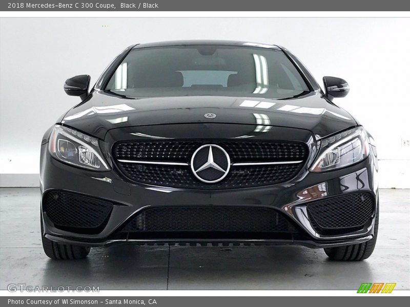 Black / Black 2018 Mercedes-Benz C 300 Coupe