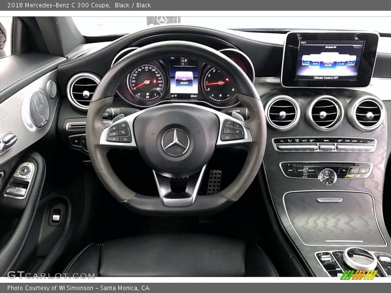 Black / Black 2018 Mercedes-Benz C 300 Coupe