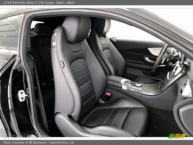 Black / Black 2018 Mercedes-Benz C 300 Coupe
