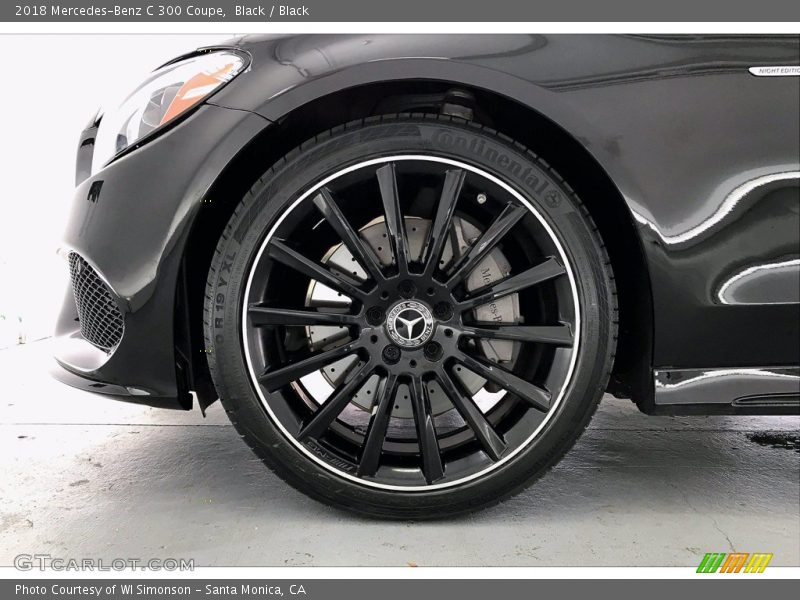 Black / Black 2018 Mercedes-Benz C 300 Coupe