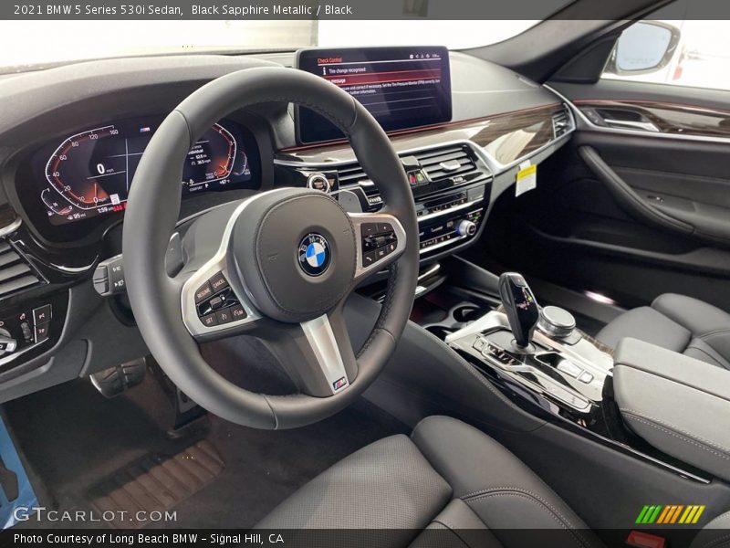 Black Sapphire Metallic / Black 2021 BMW 5 Series 530i Sedan