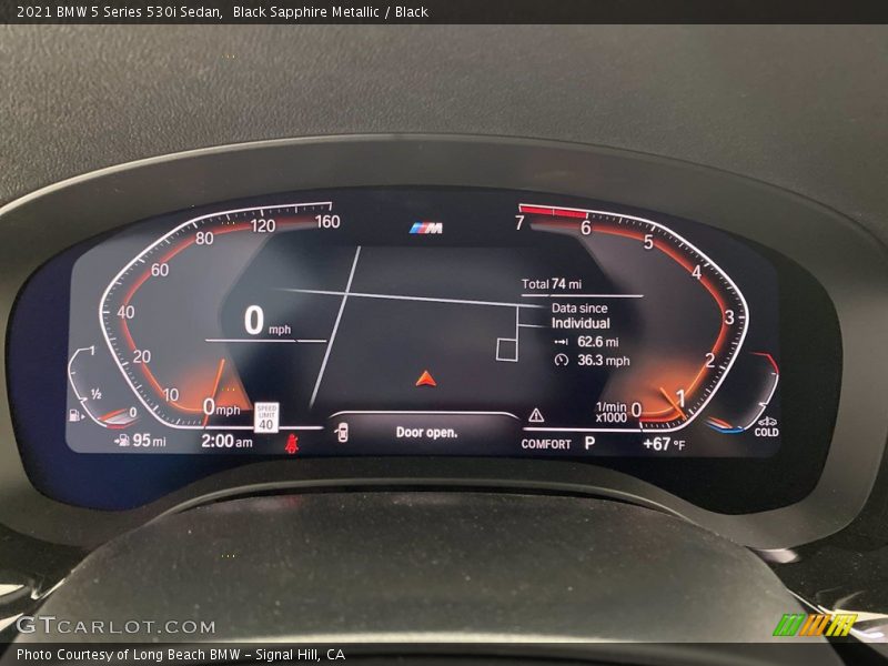 Black Sapphire Metallic / Black 2021 BMW 5 Series 530i Sedan