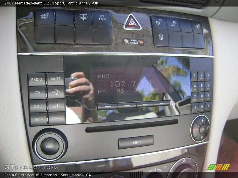 Arctic White / Ash 2007 Mercedes-Benz C 230 Sport