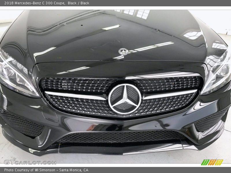 Black / Black 2018 Mercedes-Benz C 300 Coupe