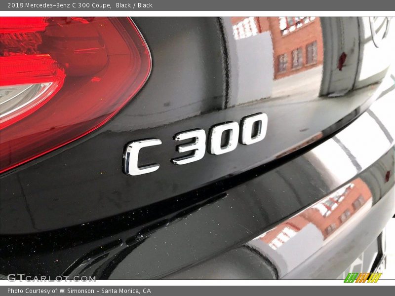 Black / Black 2018 Mercedes-Benz C 300 Coupe