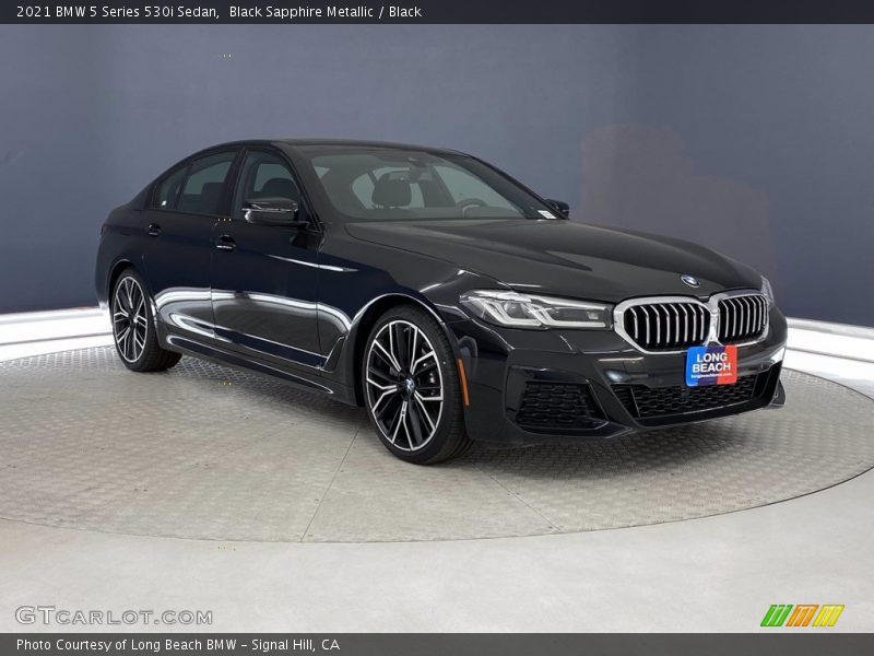 Black Sapphire Metallic / Black 2021 BMW 5 Series 530i Sedan