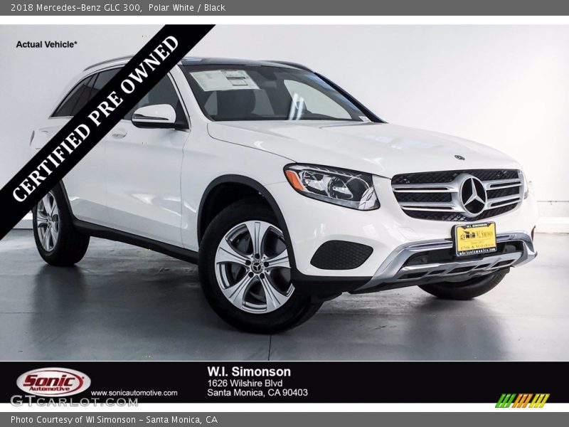 Polar White / Black 2018 Mercedes-Benz GLC 300