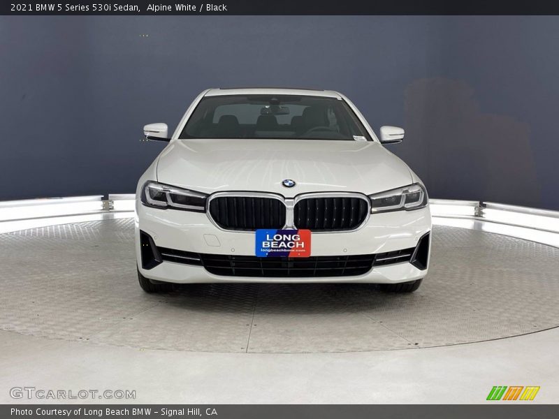 Alpine White / Black 2021 BMW 5 Series 530i Sedan