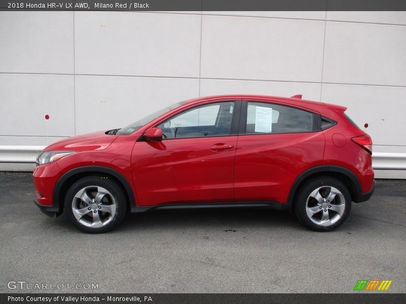  2018 HR-V LX AWD Milano Red