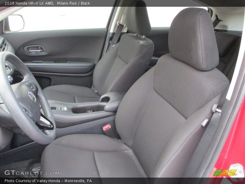 Milano Red / Black 2018 Honda HR-V LX AWD