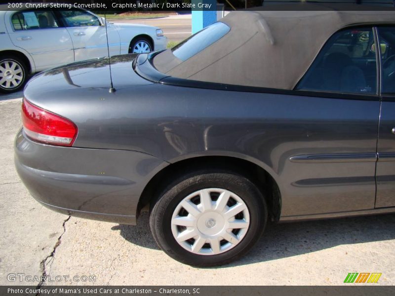 Graphite Metallic / Dark Slate Gray 2005 Chrysler Sebring Convertible