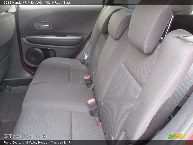 Milano Red / Black 2018 Honda HR-V LX AWD