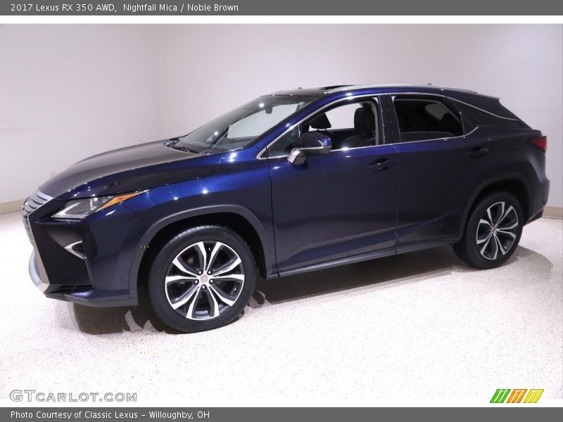 Nightfall Mica / Noble Brown 2017 Lexus RX 350 AWD