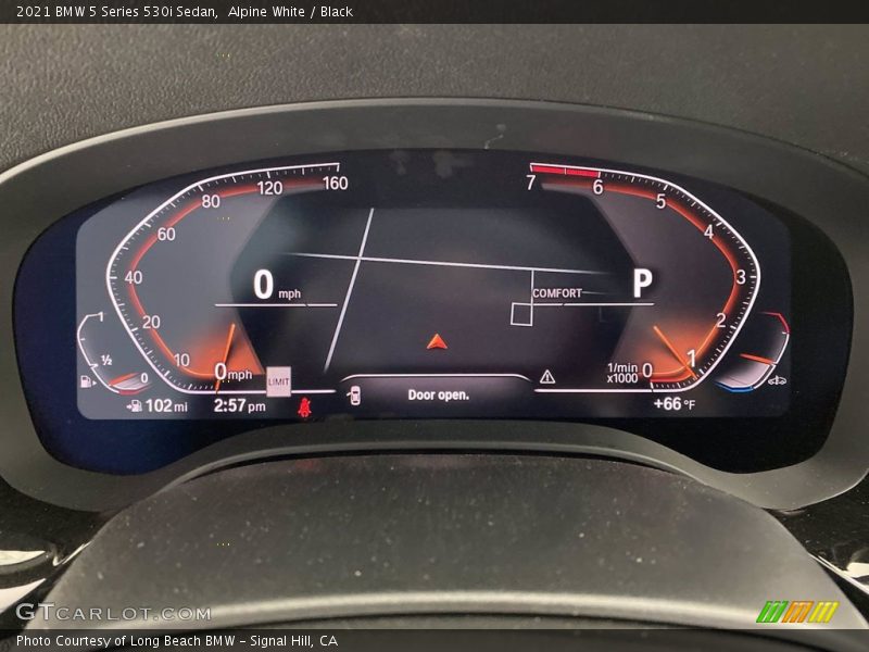 Alpine White / Black 2021 BMW 5 Series 530i Sedan