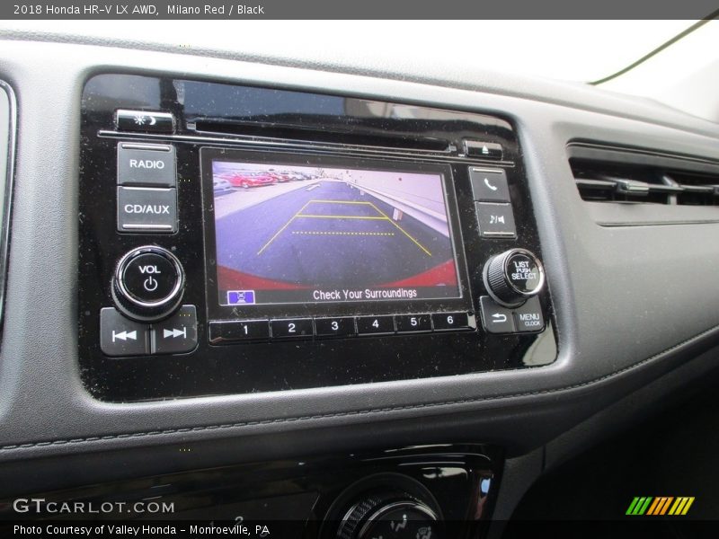 Milano Red / Black 2018 Honda HR-V LX AWD