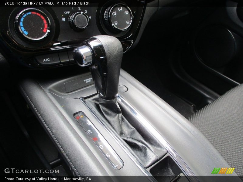 Milano Red / Black 2018 Honda HR-V LX AWD