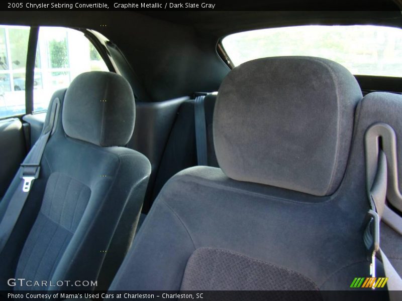 Graphite Metallic / Dark Slate Gray 2005 Chrysler Sebring Convertible