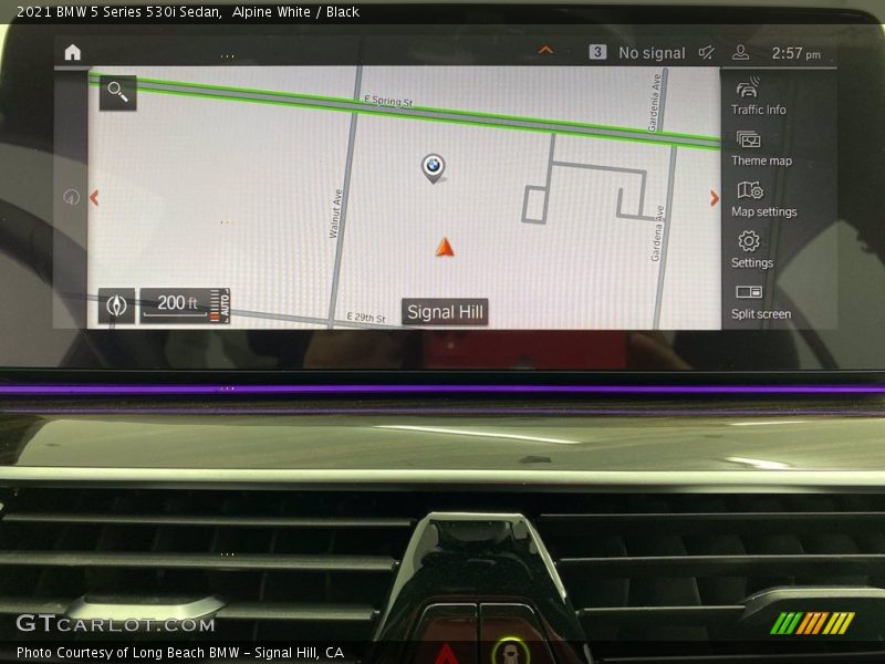 Alpine White / Black 2021 BMW 5 Series 530i Sedan