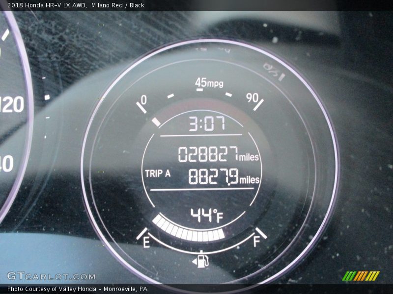 Milano Red / Black 2018 Honda HR-V LX AWD