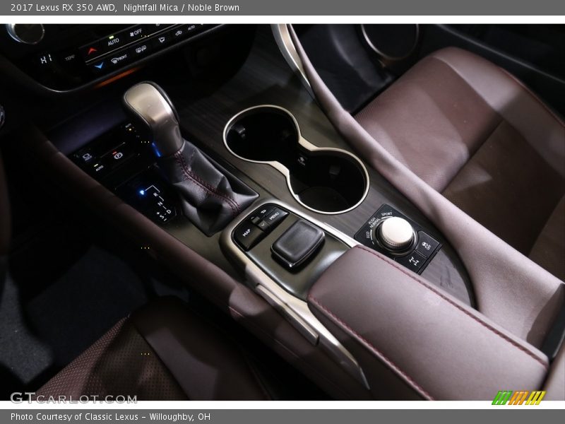 Nightfall Mica / Noble Brown 2017 Lexus RX 350 AWD