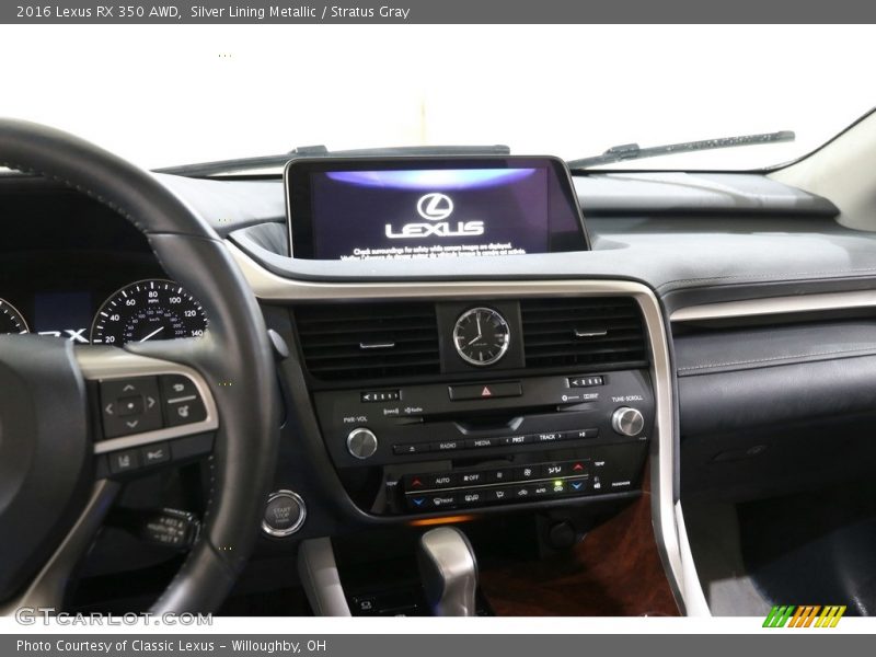 Controls of 2016 RX 350 AWD