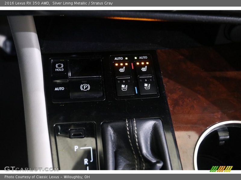 Controls of 2016 RX 350 AWD