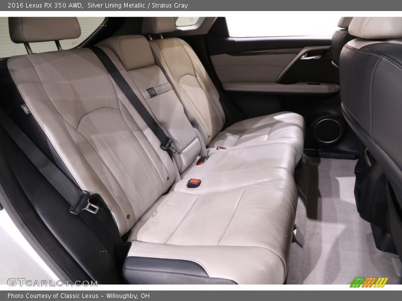 Rear Seat of 2016 RX 350 AWD