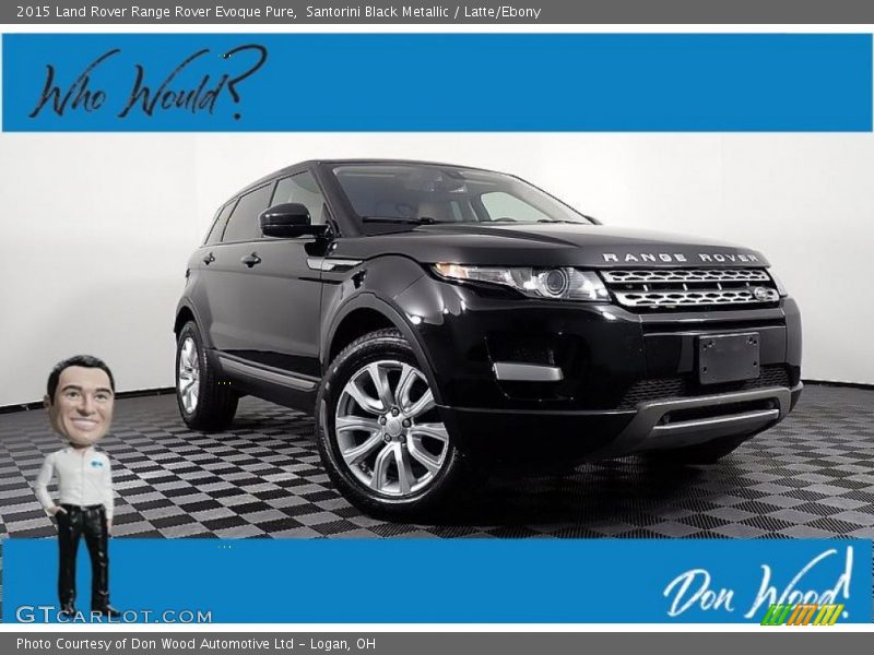 Santorini Black Metallic / Latte/Ebony 2015 Land Rover Range Rover Evoque Pure