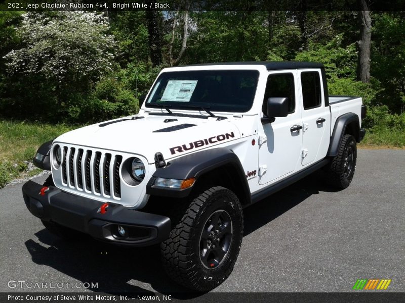 Bright White / Black 2021 Jeep Gladiator Rubicon 4x4