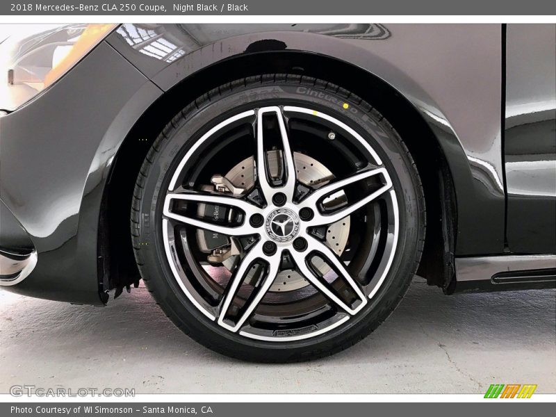 Night Black / Black 2018 Mercedes-Benz CLA 250 Coupe