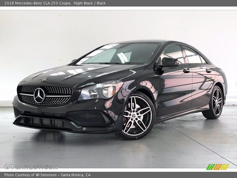 Night Black / Black 2018 Mercedes-Benz CLA 250 Coupe
