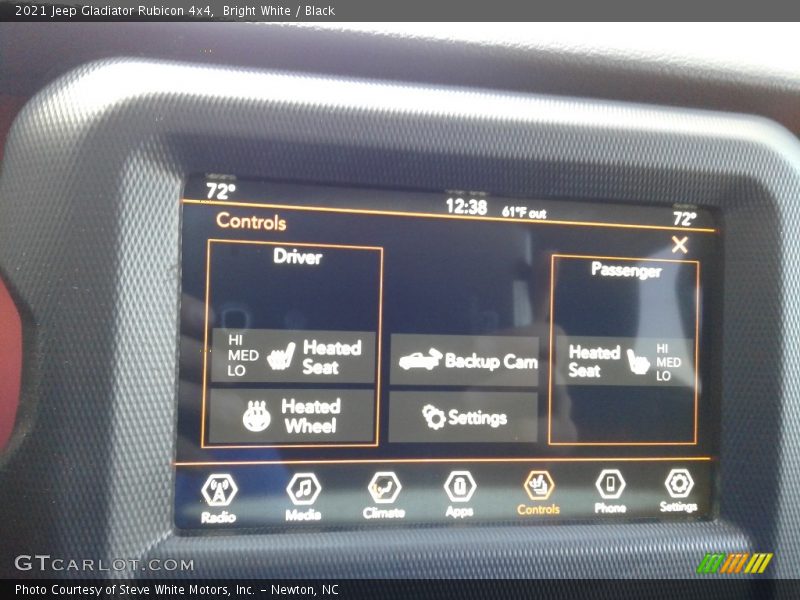 Bright White / Black 2021 Jeep Gladiator Rubicon 4x4