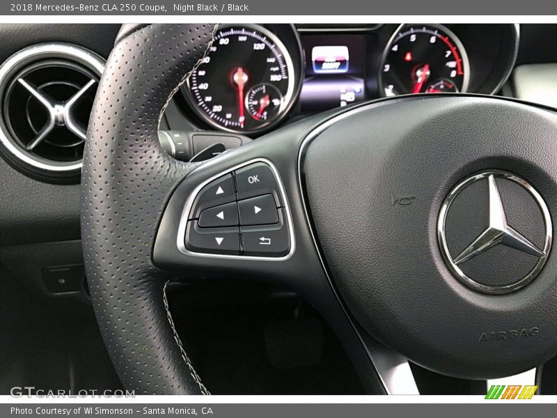 Night Black / Black 2018 Mercedes-Benz CLA 250 Coupe