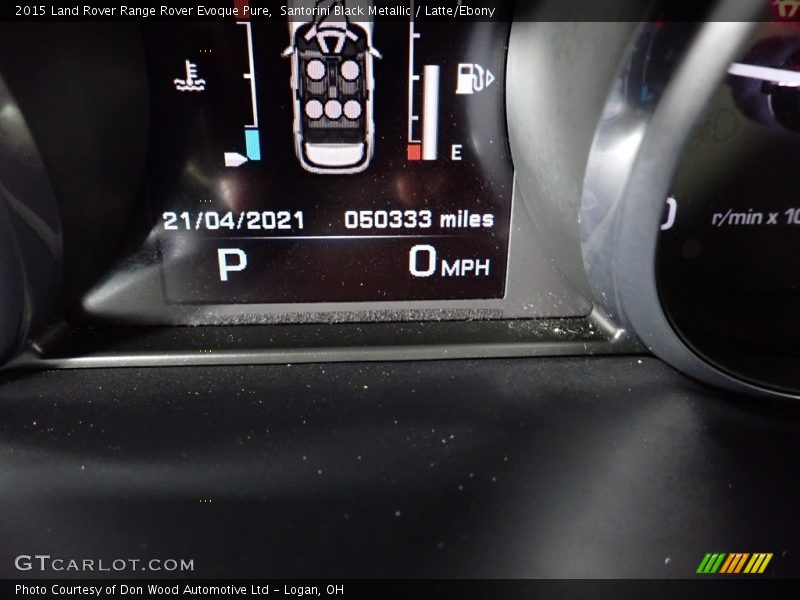 Santorini Black Metallic / Latte/Ebony 2015 Land Rover Range Rover Evoque Pure