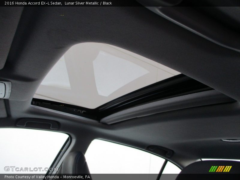 Lunar Silver Metallic / Black 2016 Honda Accord EX-L Sedan