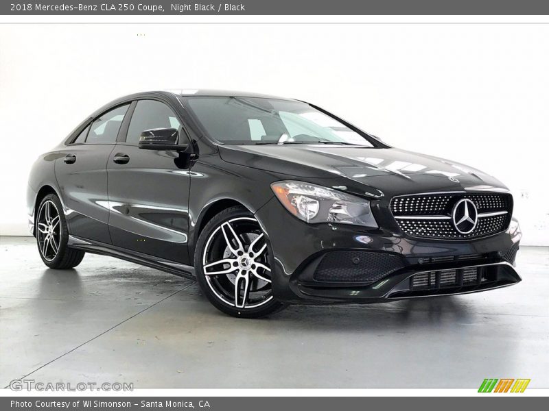 Night Black / Black 2018 Mercedes-Benz CLA 250 Coupe